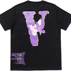 V-Lone vintage black and purple tee shirt